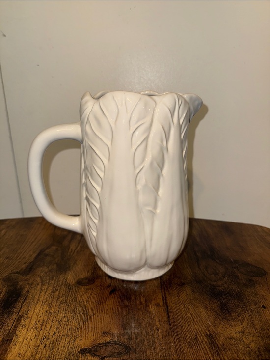 Other - Threshold Cabbage white ceramic pitcher